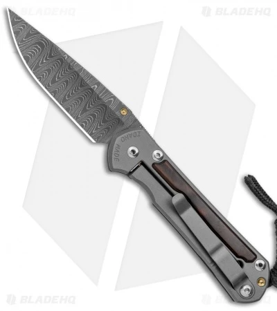 Chris Reeve Left Hand Small Sebenza 31 Knife Macassar Ebony Ladder Damascus 4 Chris Reeve Left Hand Small Sebenza 31 Knife Macassar Ebony Ladder Damascus - Image 2