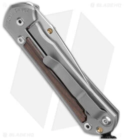 Chris Reeve Small Sebenza 31 Frame Lock Knife Macassar Ebony (2.94" SW) -Knives Store Chris Reeve Small Sebenza 31 Macassar Ebony SW BHQ 180408 jr side