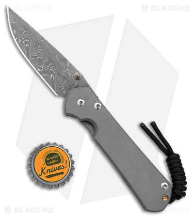 Chris Reeve Small Sebenza 31 Knife Titanium Double Gold Lug (2.94" RD Damascus) 7 Chris Reeve Small Sebenza 31 Knife Titanium Double Gold Lug (2.94" RD Damascus) - Image 5