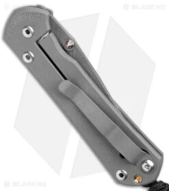 Chris Reeve Small Sebenza 31 Knife Titanium Double Gold Lug (2.94" RD Damascus) 9 Chris Reeve Small Sebenza 31 Knife Titanium Double Gold Lug (2.94" RD Damascus) -Knives Store Chris Reeve Small Sebenza 31 Ti Double Gold Lug RD Damascus BHQ 180290 jr side