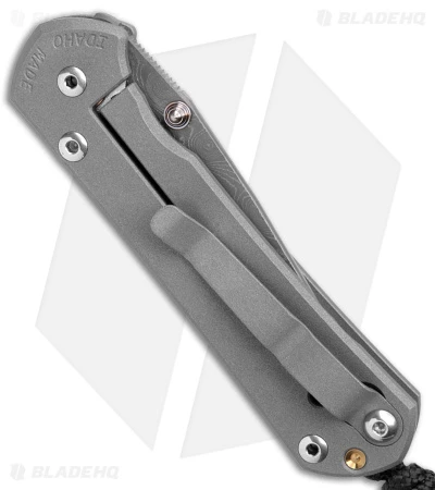 Chris Reeve Small Sebenza 31 Knife Titanium Double Gold Lug (2.94" RD Damascus) 5 Chris Reeve Small Sebenza 31 Knife Titanium Double Gold Lug (2.94" RD Damascus) - Image 3