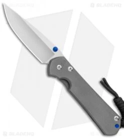 Chris Reeve Small Sebenza 31 Knife Ti/Double Thumb Lug (2.94" Stonewash)