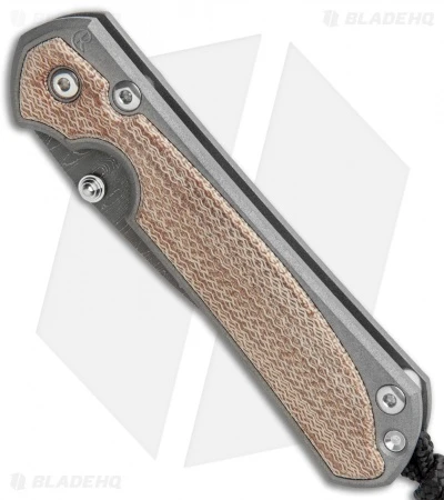 Chris Reeve Small Sebenza 31 Knife Natural Micarta (2.94" Ladder Damascus) 4 Chris Reeve Small Sebenza 31 Knife Natural Micarta (2.94" Ladder Damascus) - Image 2