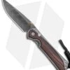 Chris Reeve Small Sebenza 31 Macassar Ebony Double Lug Knife (3.25" Damascus) -Knives Store Chris Reeve Small Sebenza 31 Ti Macassar Ebony Double Thumb Lug Damascus BHQ 117825 jr