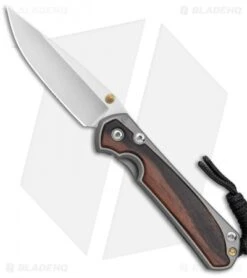 Chris Reeve Small Sebenza 31 Knife Macassar Ebony Double Lug (2.94" SW)