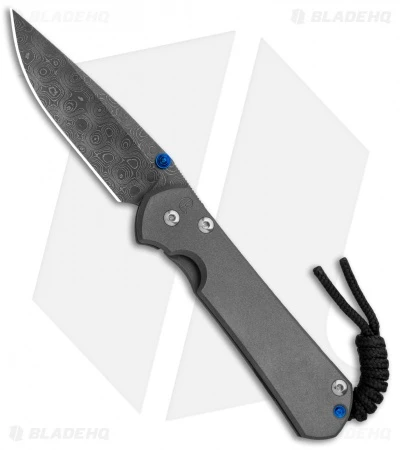 Chris Reeve Small Sebenza 31 Knife Titanium (2.94" Raindrop Damascus) 3 Chris Reeve Small Sebenza 31 Knife Titanium (2.94" Raindrop Damascus)