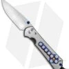 Chris Reeve Small Sebenza 31 Knife Unique Graphic Purple Cross (3" Satin)