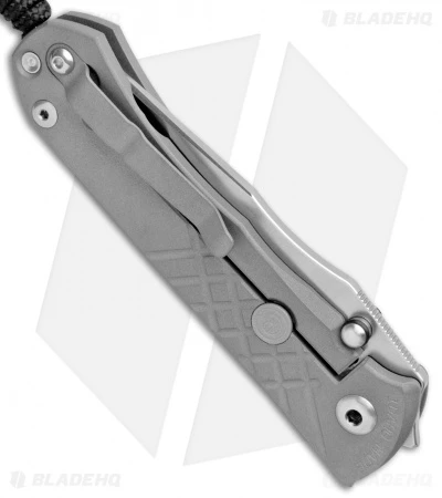 Chris Reeve Umnumzaan Left Hand Frame Lock Knife Titanium (3.675" Plain) LH 6 Chris Reeve Umnumzaan Left Hand Frame Lock Knife Titanium (3.675" Plain) LH - Image 4