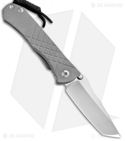Chris Reeve Umnumzaan Left Hand Frame Lock Knife Titanium (3.675" Plain) LH 3 Chris Reeve Umnumzaan Left Hand Frame Lock Knife Titanium (3.675" Plain) LH