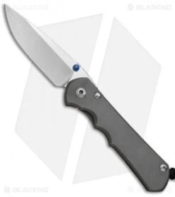 Chris Reeve Knives Large Inkosi Frame Lock Knife (3.5" Stonewash) CRK