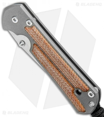 Chris Reeve Small Sebenza 21 Tanto Knife W/ Natural Micarta Inlays (2.94" SW) 4 Chris Reeve Small Sebenza 21 Tanto Knife W/ Natural Micarta Inlays (2.94" SW) - Image 2