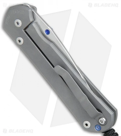 Large Sebenza 21 Unique Mother Of Pearl Inlay Cobochon (3.625" Satin) 4 Large Sebenza 21 Unique Mother Of Pearl Inlay Cobochon (3.625" Satin) - Image 2