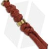 Chris Reeve Knives Small Rust Cord Tie Lanyard W/ Gold Bead