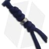 Chris Reeve Knives Large Midnight Blue Cord Tie Lanyard W/ Gears Bead 2 Chris Reeve Knives Large Midnight Blue Cord Tie Lanyard W/ Gears Bead -Knives Store chris reeve large cord tie midnight blue gears bead