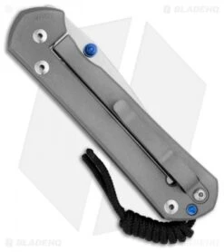 Chris Reeve Large Sebenza 21 Knife W/ Double Thumb Lug (3.625" Stonewash) -Knives Store chris reeve large sebenza 21 double thumb lug back 2