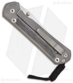 Chris Reeve Large Sebenza 21 Knife W/ Micarta & Dual Thumb Lug (3.625") -Knives Store chris reeve large sebenza 21 micarta double thumb lug back