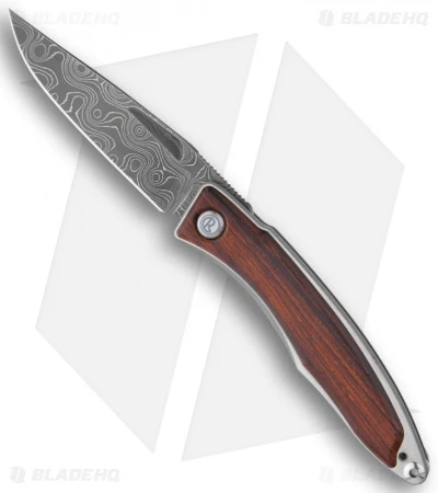 Chris Reeve Mnandi Knife Cocobolo Inlay Folder (2.75" Damascus) 3 Chris Reeve Mnandi Knife Cocobolo Inlay Folder (2.75" Damascus)