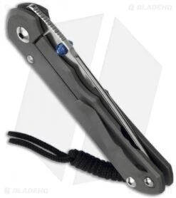 Chris Reeve Sebenza 25 Frame Lock Knife (3.625" Stonewash) -Knives Store chris reeve sebenza 25 side