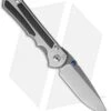 Chris Reeve Sebenza 25 Frame Lock Knife Left Handed CF (3.625" Stonewash) -Knives Store chris reeve sebenza l25 inlay lh cf bhq 36313 cm down