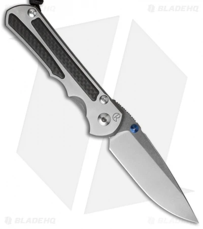 Chris Reeve Sebenza 25 Frame Lock Knife Left Handed CF (3.625" Stonewash) 3 Chris Reeve Sebenza 25 Frame Lock Knife Left Handed CF (3.625" Stonewash)
