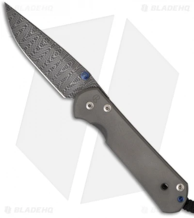 Chris Reeve Large Sebenza 21 Knife W/ Spirograph Damascus 3 Chris Reeve Large Sebenza 21 Knife W/ Spirograph Damascus