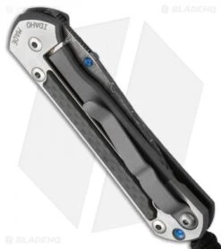 Chris Reeve Small Sebenza 21 Knife W/ Carbon Fiber & Basketweave Damascus 5 Chris Reeve Small Sebenza 21 Knife W/ Carbon Fiber & Basketweave Damascus -Knives Store chris reeve small sebenza 21 black carbon fiber inlay stainless damascus basket weave side