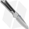 Chris Reeve Small Sebenza 21 Knife Left Handed Carbon Fiber (2.94" Stonewash) -Knives Store chris reeve small sebenza 21 insingo left handed blk cf down cm