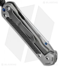 Chris Reeve Small Sebenza 21 Knife Left Handed Carbon Fiber (2.94" Stonewash) -Knives Store chris reeve small sebenza 21 insingo left handed blk cf side cm