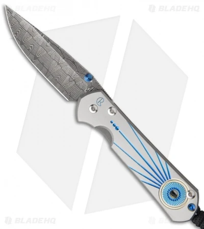 Chris Reeve Small Sebenza 21 Knife Unique Graphic (Basketweave Damascus) 1 3 Chris Reeve Small Sebenza 21 Knife Unique Graphic (Basketweave Damascus) 1