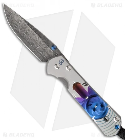 Chris Reeve Small Sebenza 21 Knife Unique Graphic (Basketweave Damascus) 2 3 Chris Reeve Small Sebenza 21 Knife Unique Graphic (Basketweave Damascus) 2