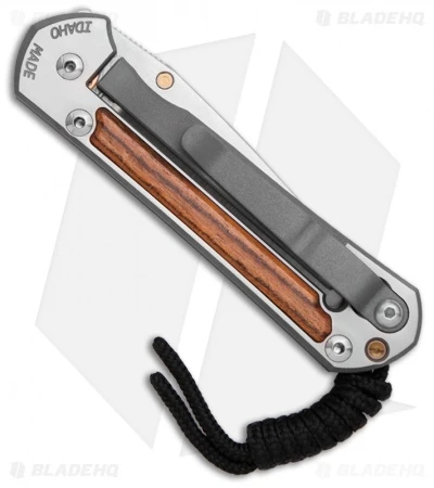 Chris Reeve Small Sebenza 21 Knife W/ Bocote Inlays (2.94" Plain) 4 Chris Reeve Small Sebenza 21 Knife W/ Bocote Inlays (2.94" Plain) - Image 2