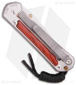 Chris Reeve Small Sebenza 21 Knife W/ Cocobolo Wood Inlays (2.94" Plain) 7 Chris Reeve Small Sebenza 21 Knife W/ Cocobolo Wood Inlays (2.94" Plain) -Knives Store chris reeve small sebenza 21 wood cocobolo back