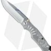 Chris Reeve Ti-Lock Blue Steam Knife Titanium (3.25" Stonewash) 1 Chris Reeve Ti-Lock Blue Steam Knife Titanium (3.25" Stonewash) -Knives Store chris reeve ti lock blue steam cm