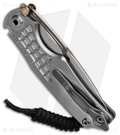 Chris Reeve Ti-Lock Elemental Folding Knife Titanium (3.25" Stonewash) 5 Chris Reeve Ti-Lock Elemental Folding Knife Titanium (3.25" Stonewash) - Image 3